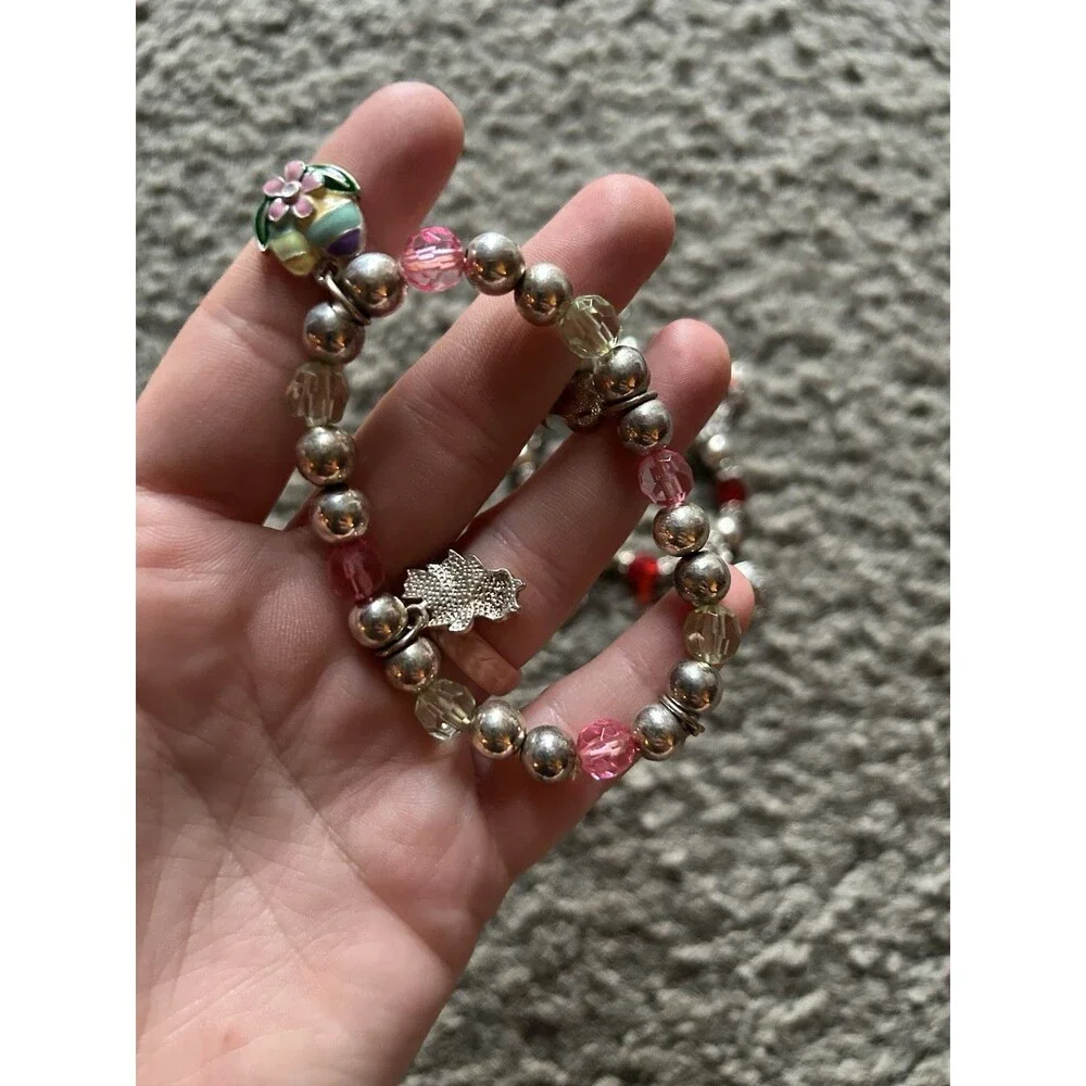 Vintage Charm Bead Bracelets Holidays Valentines, St Paddy’s & Easter